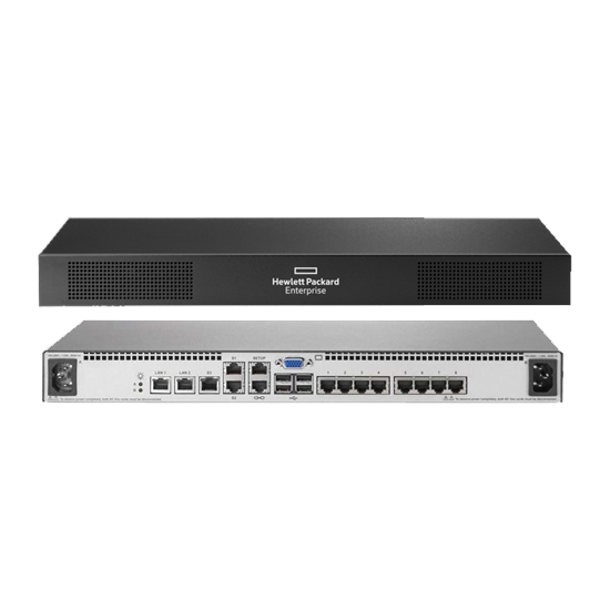HPE 1x1Ex8 KVM IP Console Switch G2 with Virtual Media CAC Software